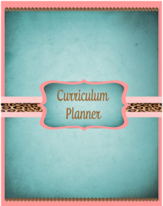 Homeschool Planner - Blue and Animal Print | Tina's Dynamic Homeschool Plus