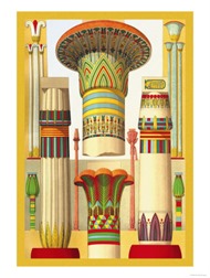 racinet-egyptian-columns