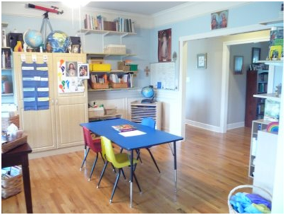 Homeschool room.