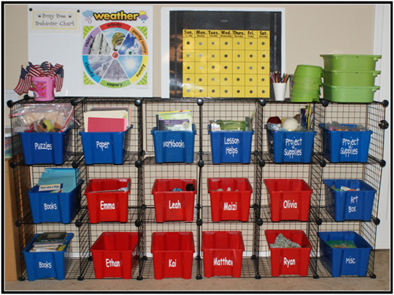 Creative Storage Solutions for Homeschool 