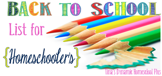 Day 14: A Homeschooler's Not Back To School List. {31 Day Boot Camp For New Homeschoolers on My Blog}