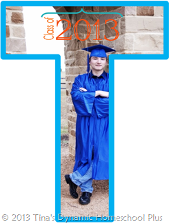 letters for homeschool graduation picture collage