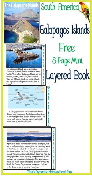 Free The Galapagos Islands Layered Book