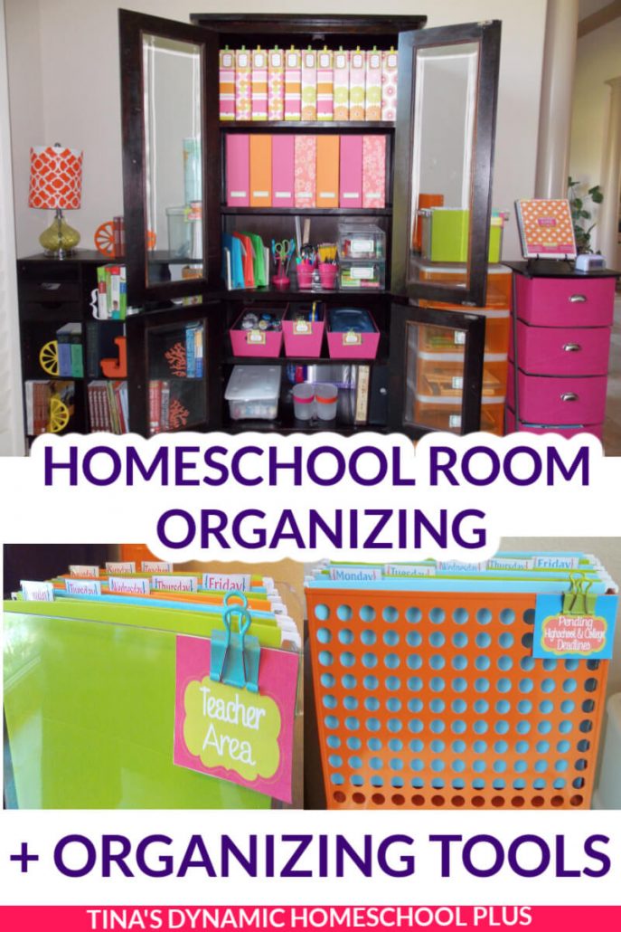 Homeschool Room Organizing + Organizing Tools