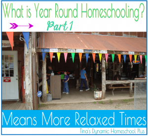 What is Year Round Homeschooling Part 1