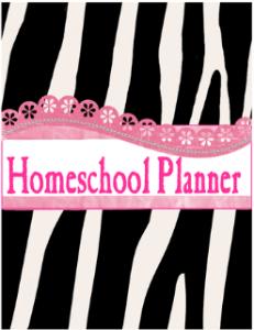 Zebra Cover 7 Step Homeschool Planner @ Tina's Dynamic Homeschool Plus 231 X 300