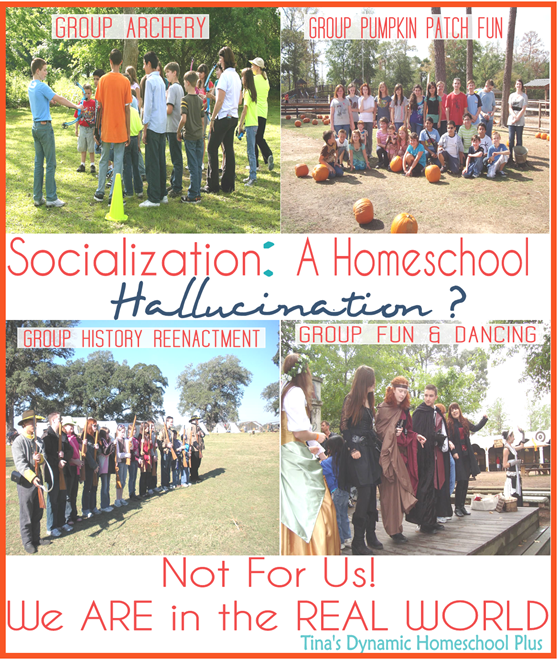 Socialization a Homeschool Hallucination @ Tina's Dynamic Homeschool Plus