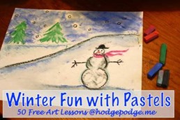Winter-Fun-Chalk-Pastel-Tutorial
