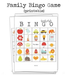 family bingo printable