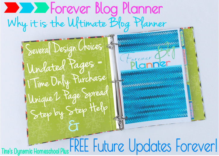 Blog Planner Forever @ Tina's Dynamic Homeschool Plus