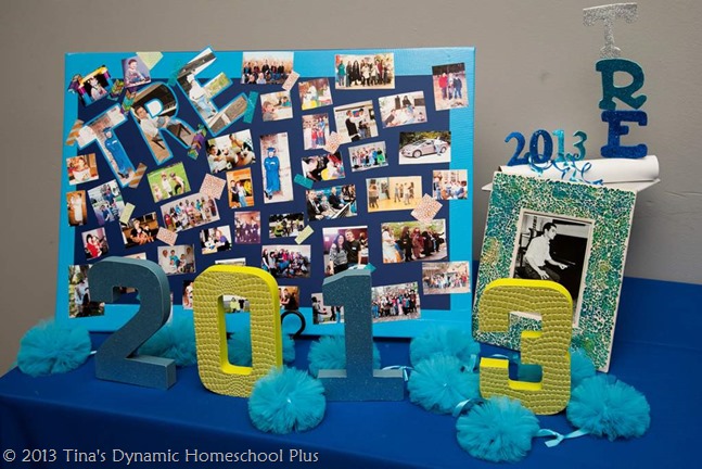 DIY Cardboard Letters Homeschool Graduation @ Tina's Dynamic Homeschool Plus