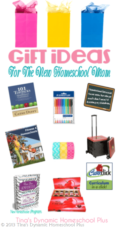 Gift Ideas for the New Homeschool Mom @ Tina's Dynamic Homeschool Plus -1-1