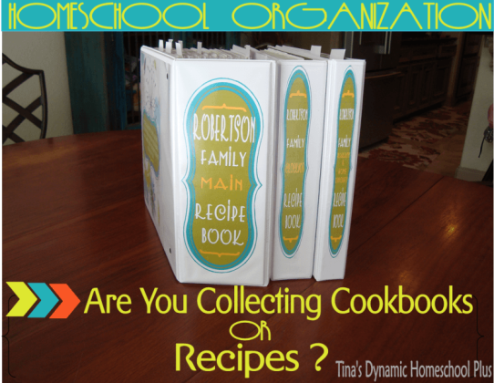 Homeschool Organization Are you Collecting Cookbooks or Recipes
