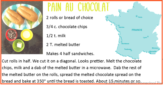 Recipe Pain Au Chocolat from France