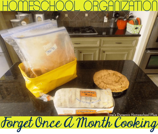 Homeschool Organization - Forget Once A Month Cooking