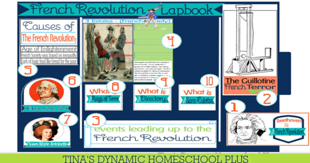 Free Fun Lapbook for Kids About the French Revolution