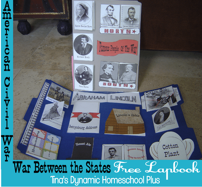 War Between the States Unit Study and Lapbook