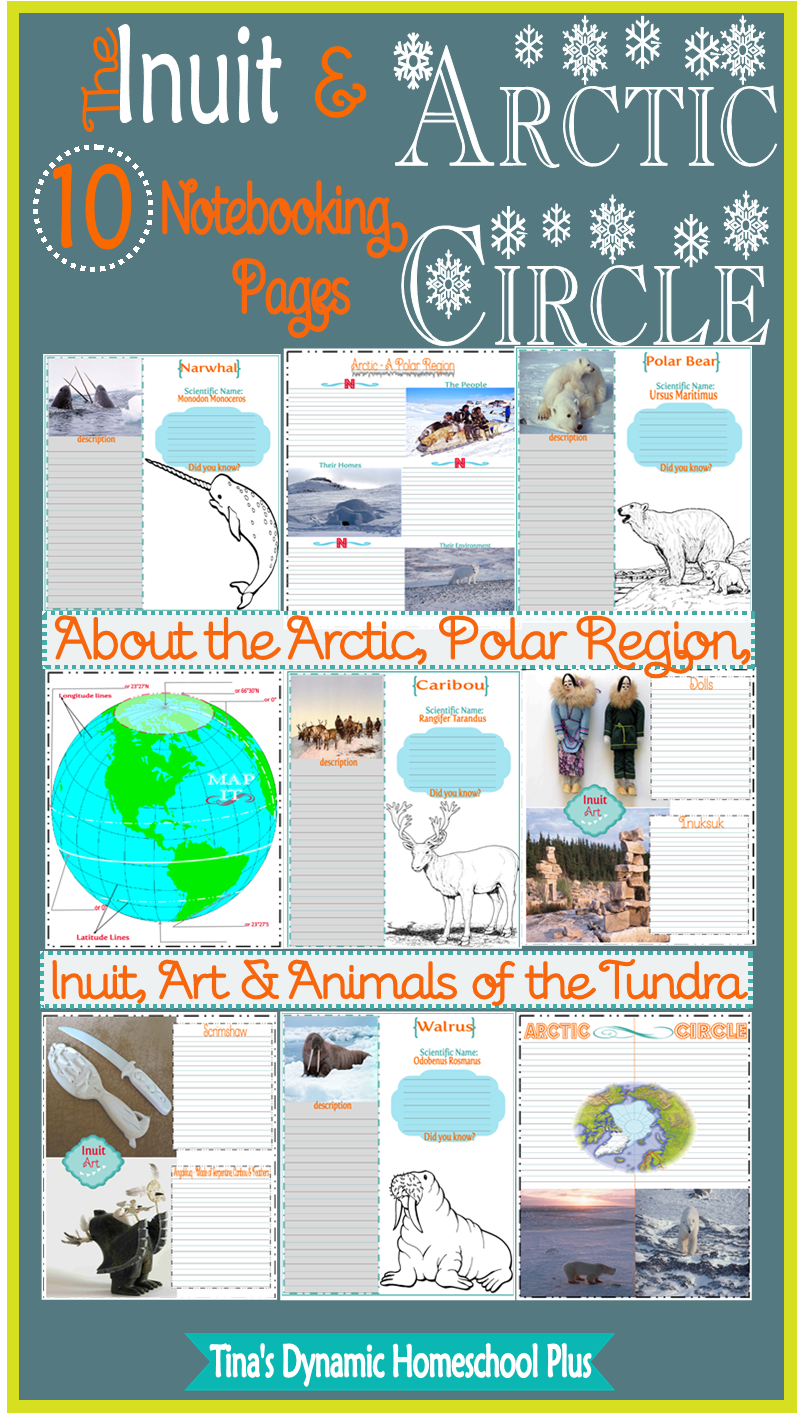 Inuit Notebooking Pages @ Tina's Dynamic Homeschool Plus