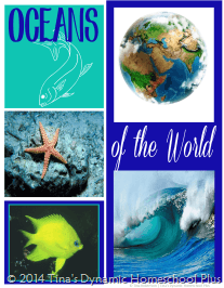 Ocean Lapbook Cover Option 1 @ Tina's Dynamic Homeschool Plus