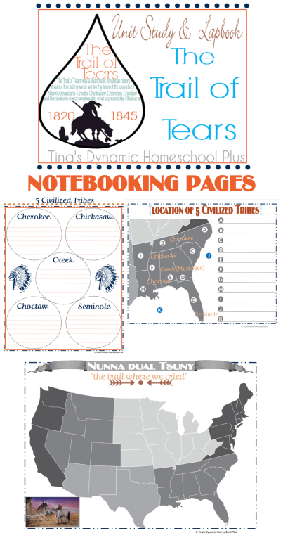 Free The Trail Of Tears For Kids Fun Unit Study Ideas And Lapbook