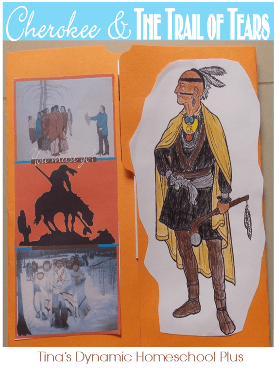 Front of Trail of Tears Lapbook