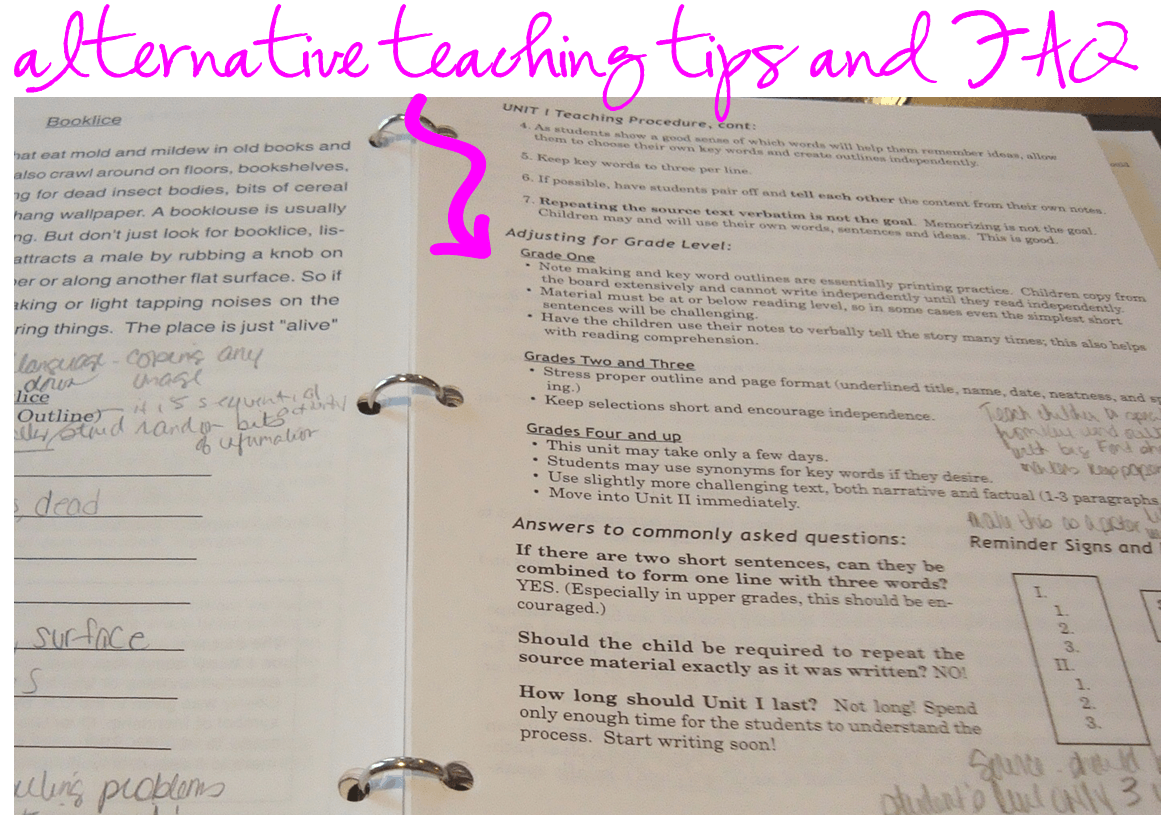 alternative teaching tips and faq