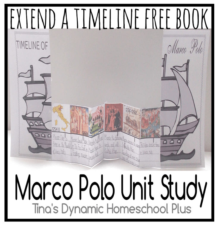 Free Extend a Timeline Book Marco Polo Unit Study
