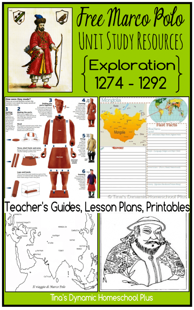 Marco Polo Unit Study–Terracotta Warriors and Free Resources