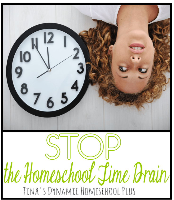Stop the Homeschool Time Drain! It's not easy to manage your time with so many outside activities to do. Look at how one seasoned mom did it!