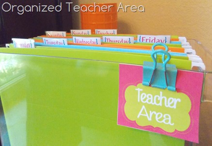 teacher area
