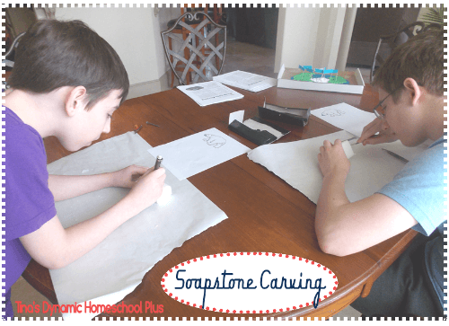 Arctic Soapstone Carving @ Tina's Dynamic Homeschool Plus