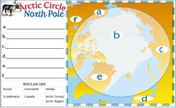 Arctic Circle North Pole Map @ Tina's Dynamic Homeschool Plus