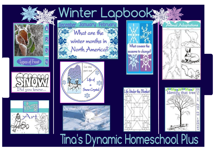 Free Winter Lapbook @ Tina's Dynamic Homeschool Plus-min