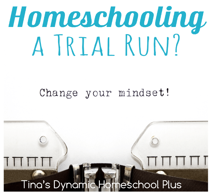 Homeschooling A Trial Run @ Tina's Dynamic Homeschool Plus