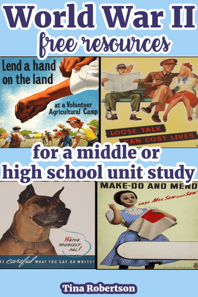 World War II Free Resources For a Middle School Unit Study
