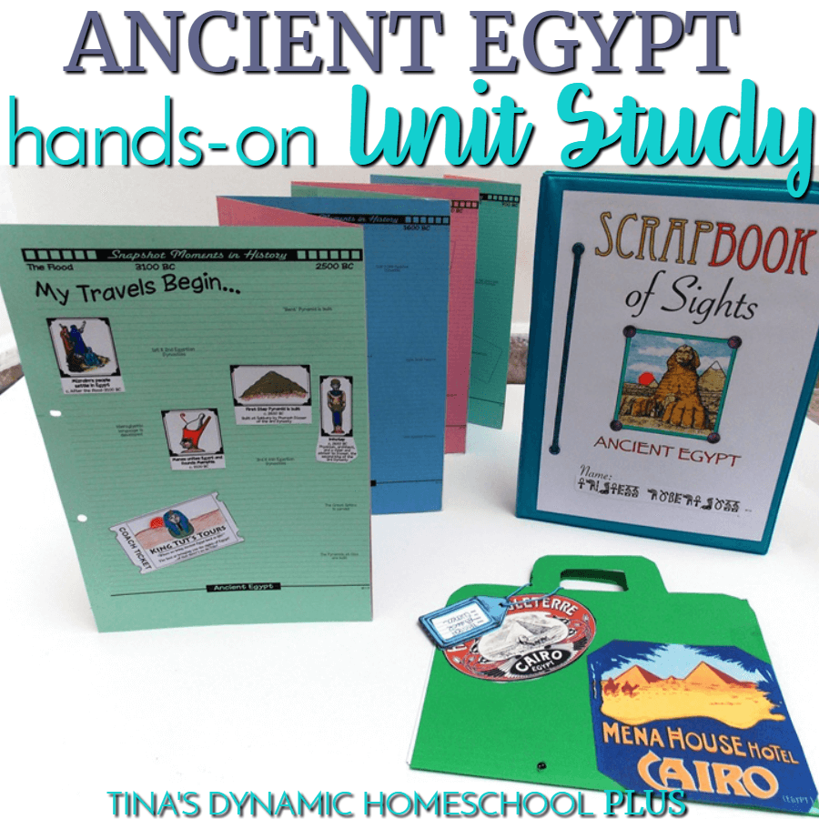 Take a trip through history and discover cultures at another era of time with hands-on projects and activities that drive the lessons home in a fun way! You’ll love this Ancient Egypt Hands-on Homeschool Unit Study. CLICK HERE to get it!