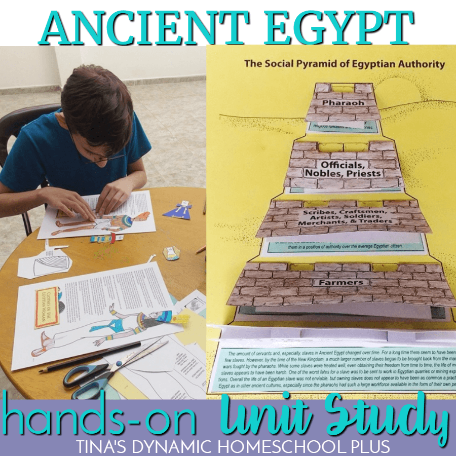Ancient Egypt is a great civilization to study for Ancient History. Your kids will love this hands-on Ancient Egypt history study with many activities for multiple ages to choose from. CLICK HERE!