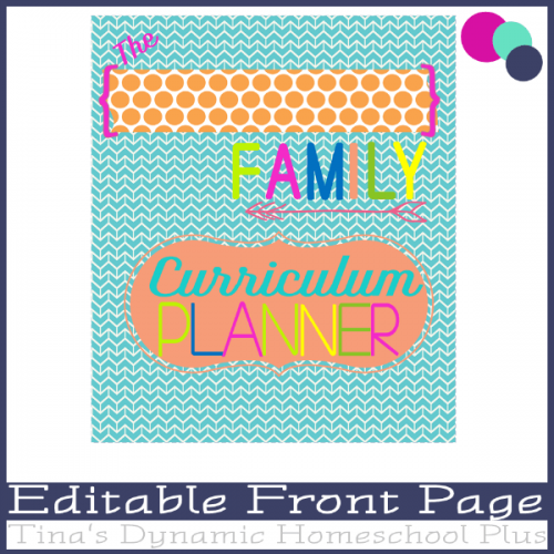 Editable Front Cover - Coral Inklings