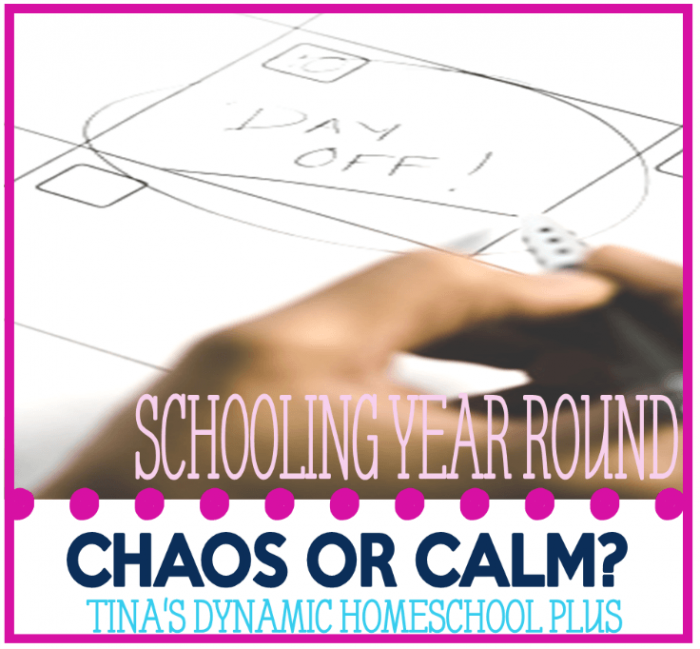 Homeschooling Year Round – Chaos Or Calm?