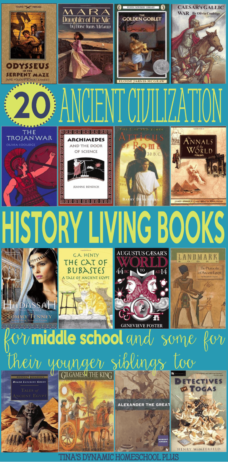 20 Ancient Civilization Living History Books @ Tina's Dynamic Homeschool Plus