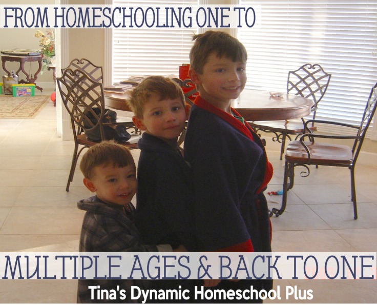 From Homeschooling One to Multiple Ages and Back to One @ Tina's Dynamic Homeschool Plus