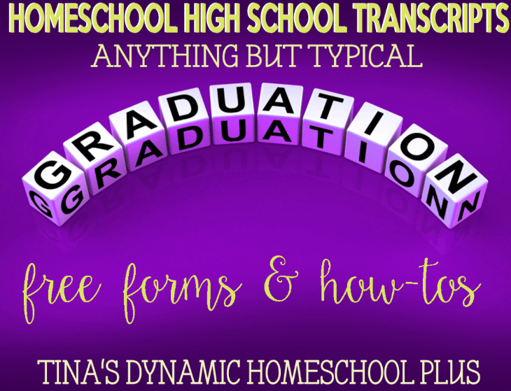 Homeschool High School Transcripts @ Tina's Dynamic Homeschool Plus