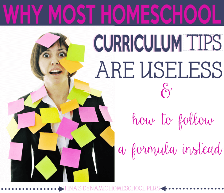 Why Most Homeschool Curriculum Tips are Useless @ Tina's Dynamic Homeschool Plus