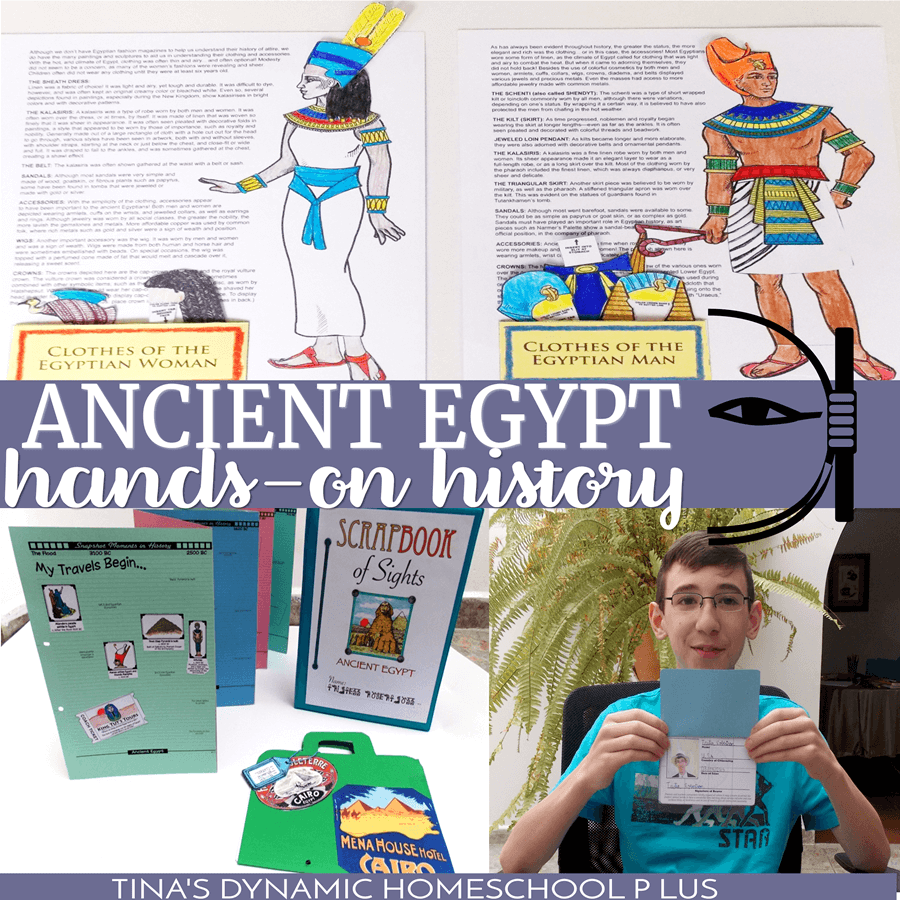 Your kids will love this Hands-on Ancient Egypt Unit Study at Tina's Dynamic Homeschool Plus