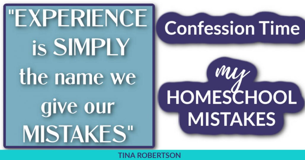 Homeschool Confession - My Homeschool Mistakes