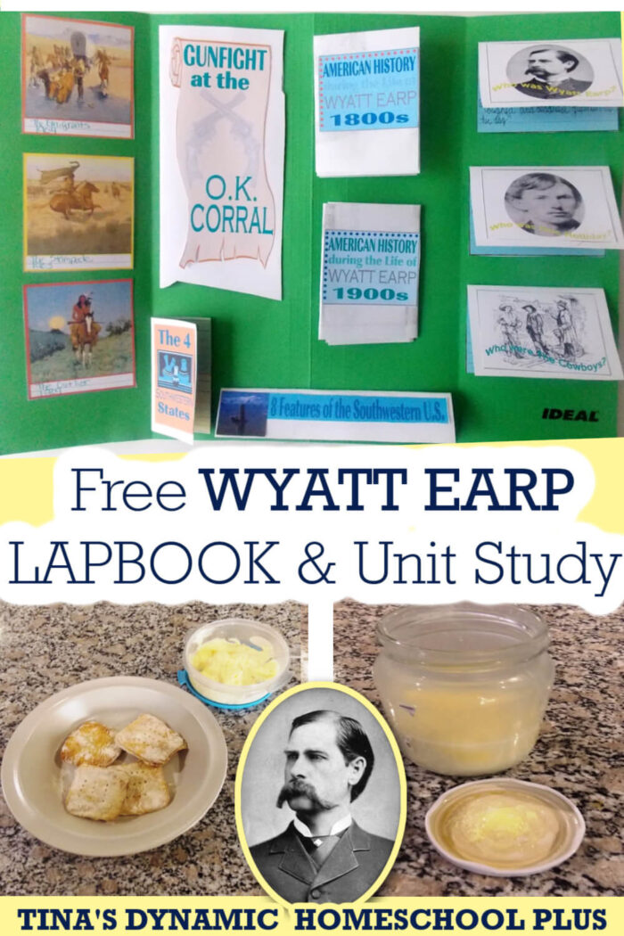 Free American History Lapbook The Old West Through the Life of Wyatt Earp
