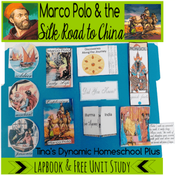 Marco Polo Unit Study and Lapbook 1254 to 1324