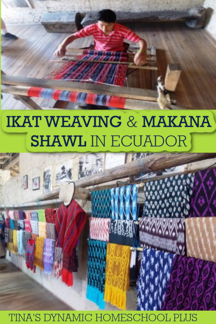 Ikat Weaving and Makana Shawl in Gualaceo Ecuador