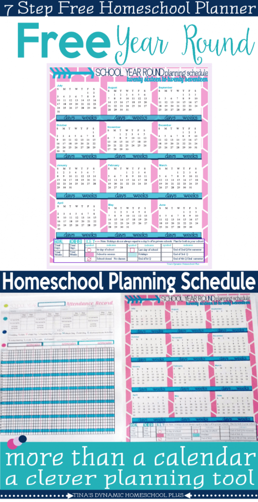 Free 2016 to 2017 Year Round Homeschool Planning Form
