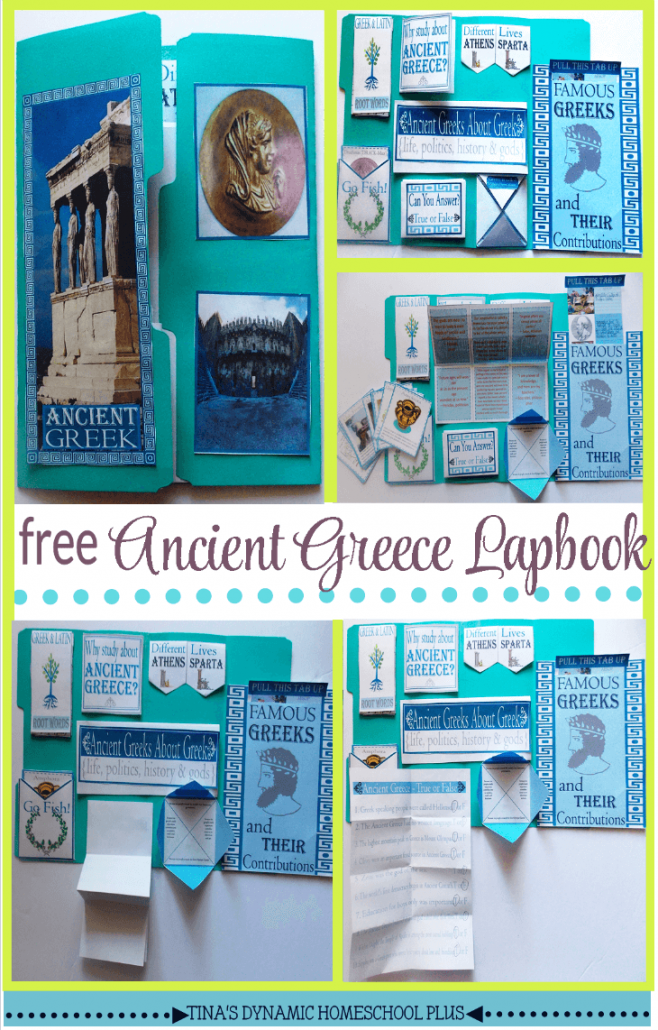 Free Greek Mythology Unit Study and Greece Lapbook & Fun Hands on LEGO Zeus